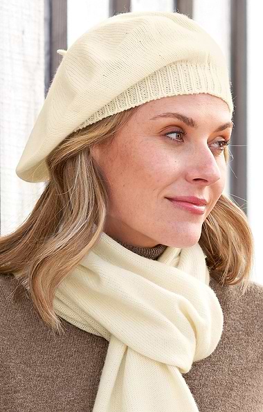 Ladies Cashmere Beret