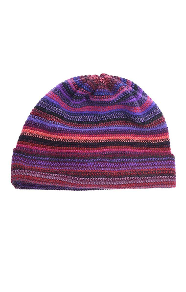 Lambswool Striped Beanie