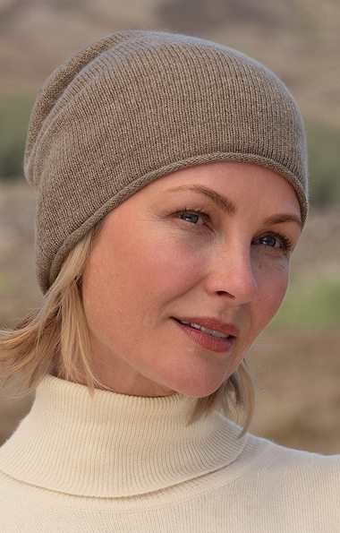 Ladies Gauzy Cashmere Beanie