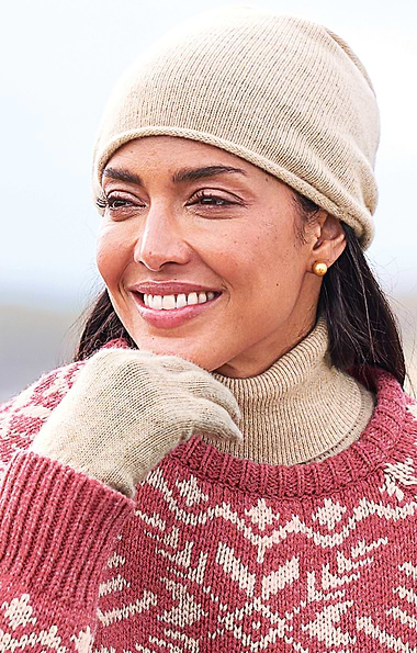 Ladies Gauzy Cashmere Beanie