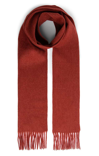 Men's Plain Lambswool Scarf