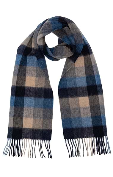 Country Check Lambswool Scarf