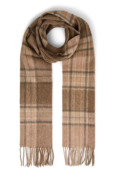 Country Check Lambswool Scarf