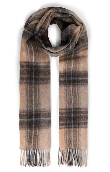 Country Check Lambswool Scarf