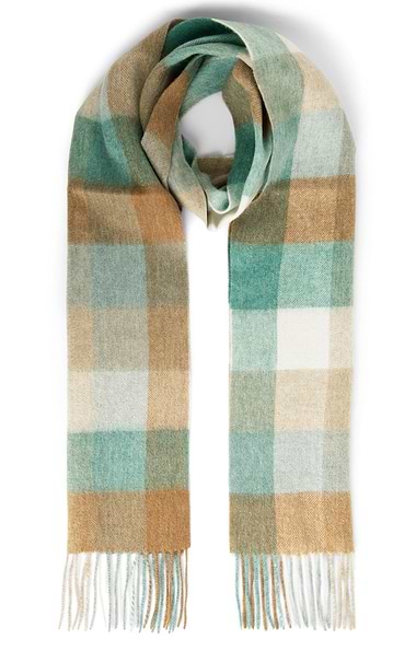 Country Check Lambswool Scarf