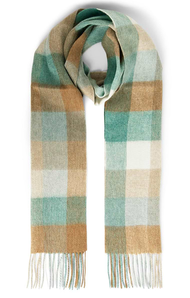 Country Check Lambswool Scarf