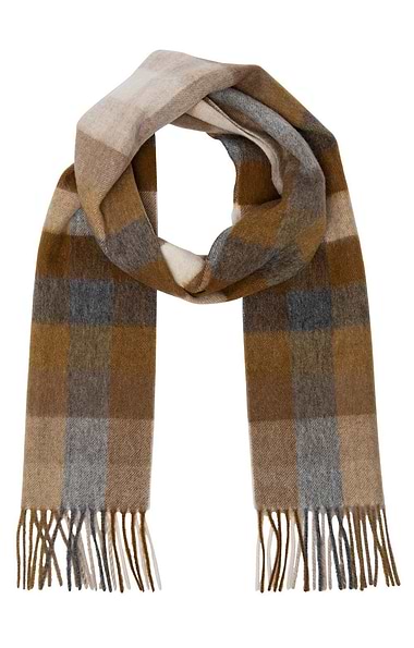 Country Check Lambswool Scarf