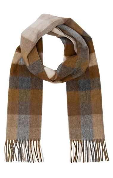 Country Check Lambswool Scarf