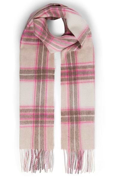 Country Check Lambswool Scarf