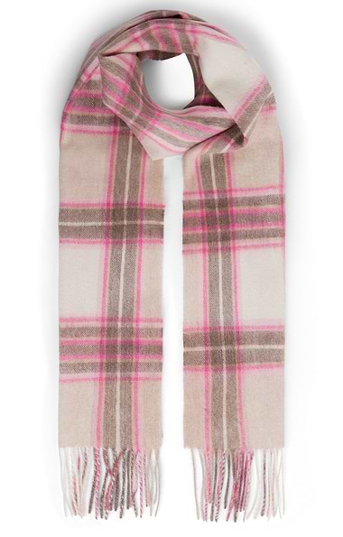 Country Check Lambswool Scarf