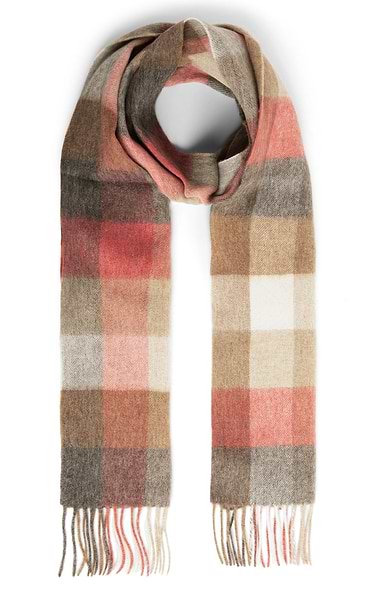 Country Check Lambswool Scarf