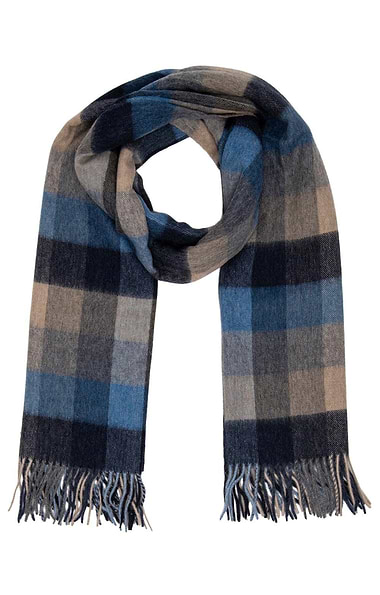 Ladies Country Check Lambswool Stole