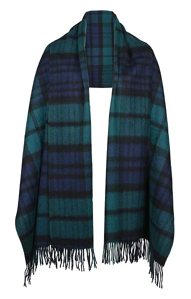 Ladies Lambswool Tartan Stole