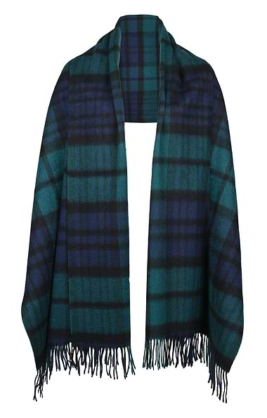 Ladies Lambswool Tartan Stole