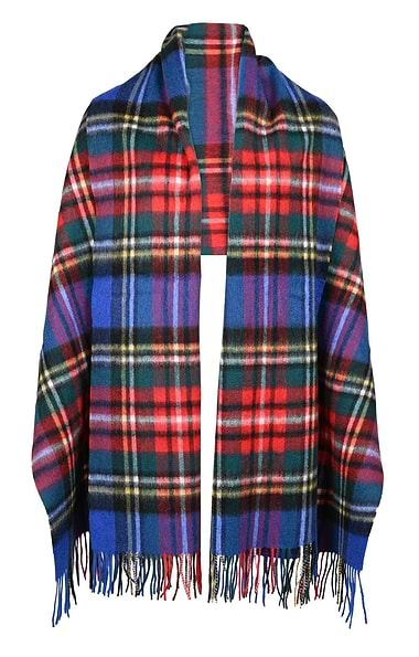 Ladies Lambswool Tartan Stole