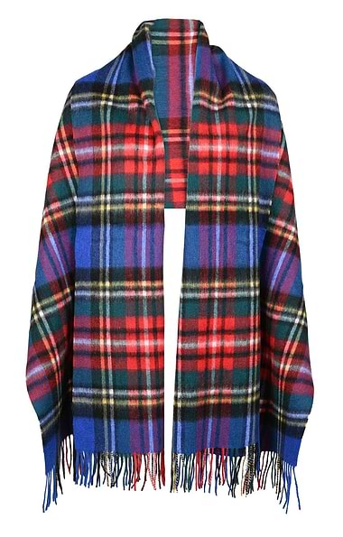 Ladies Lambswool Tartan Stole