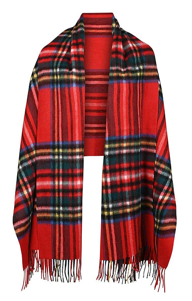 Ladies Lambswool Tartan Stole