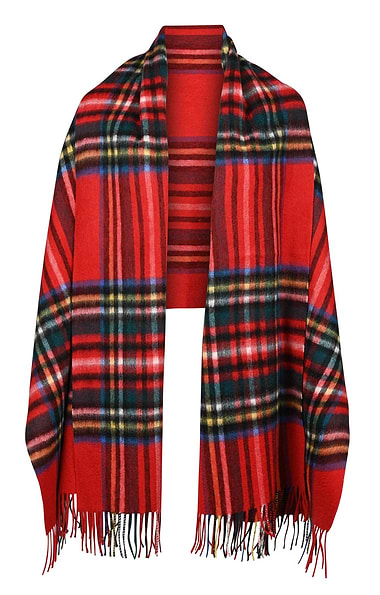Ladies Lambswool Tartan Stole