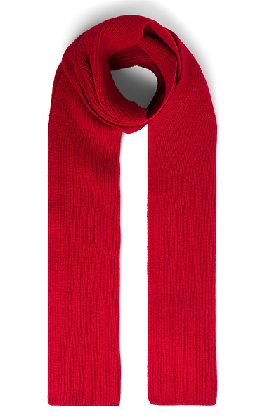Lambswool Ribbed Scarf