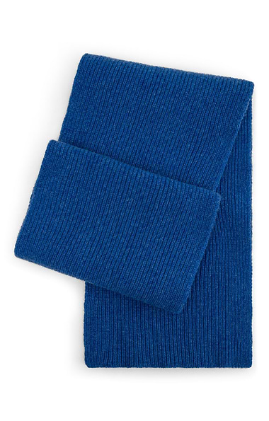 Lambswool Ribbed Scarf