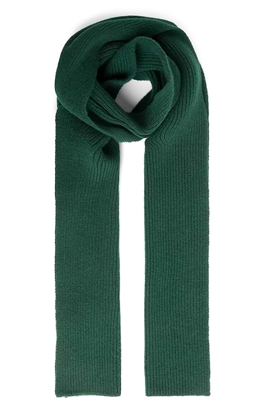 Lambswool Ribbed Scarf