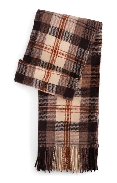Ladies Muted Check Scarf