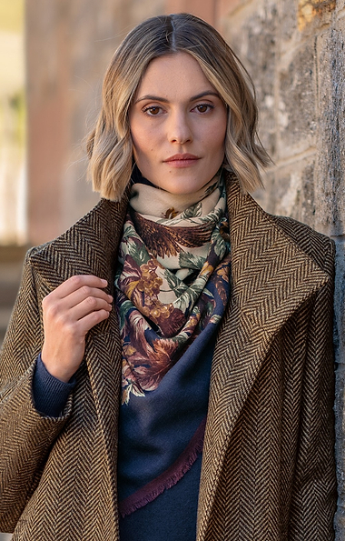 Ladies Wool/Silk Shawl