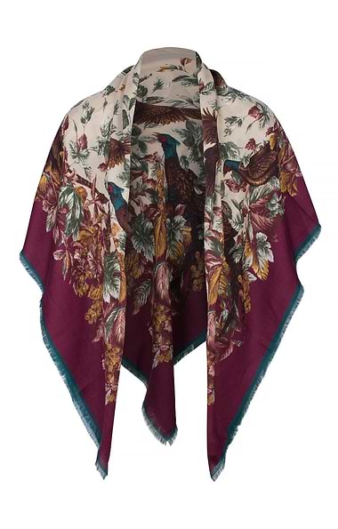 Ladies Wool/Silk Shawl