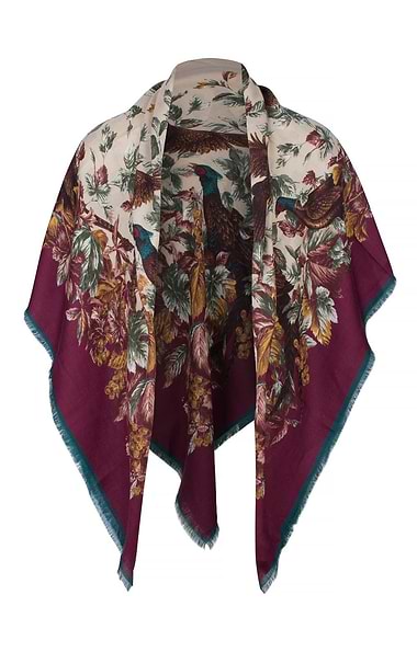 Ladies Wool/Silk Shawl