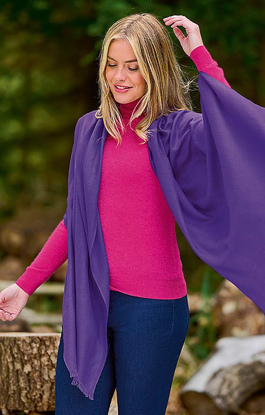 Ladies Fine Cashmere Wrap