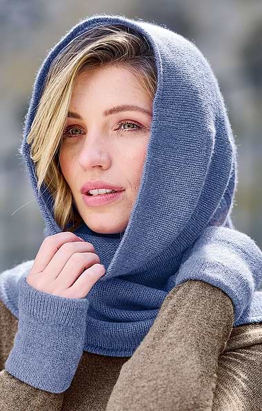 Ladies Gauzy Cashmere Snood