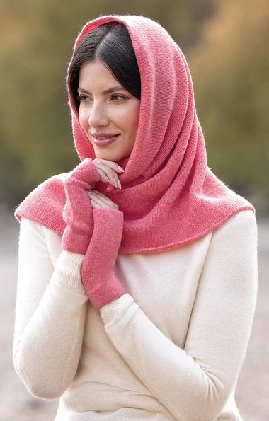 Ladies Gauzy Cashmere Snood
