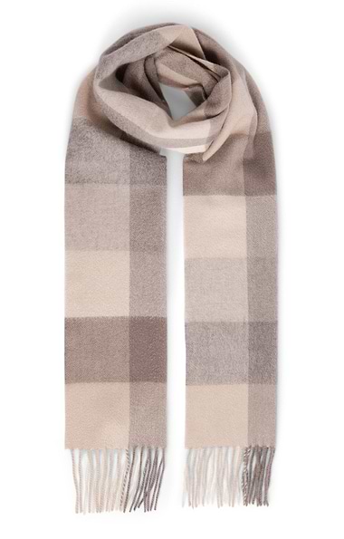 Ladies Cashmere Check Scarf