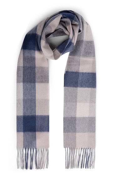 Ladies Cashmere Check Scarf