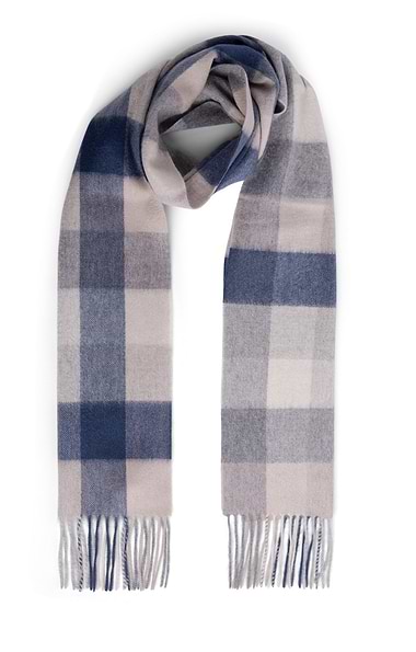Ladies Cashmere Check Scarf