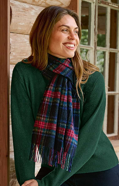 Cashmere Tartan Scarf