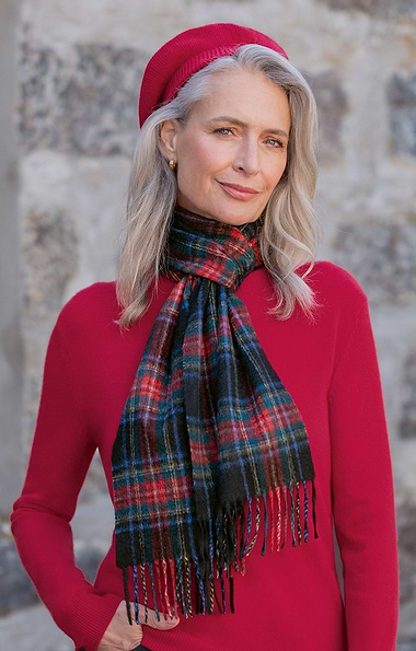 Cashmere Tartan Scarf
