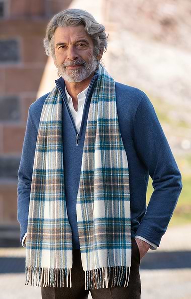 Cashmere Tartan Scarf