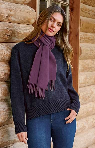 Cashmere Plain Scarf