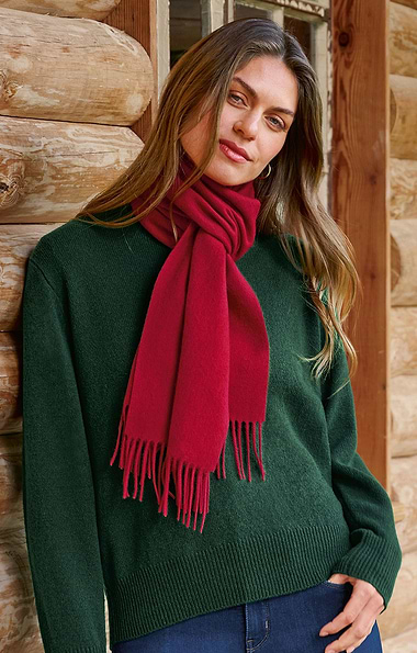 Cashmere Plain Scarf