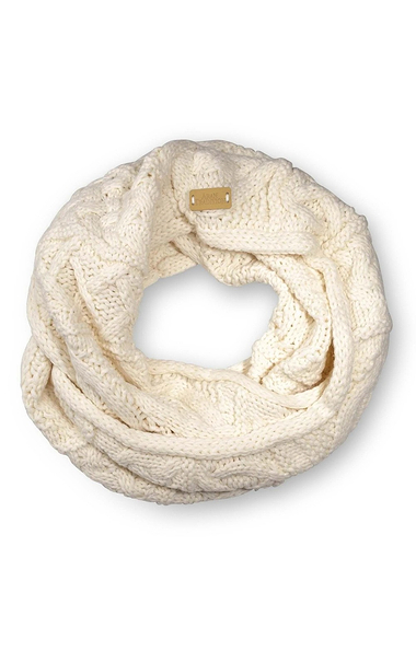 Ladies Aran Design Cable Knit Snood