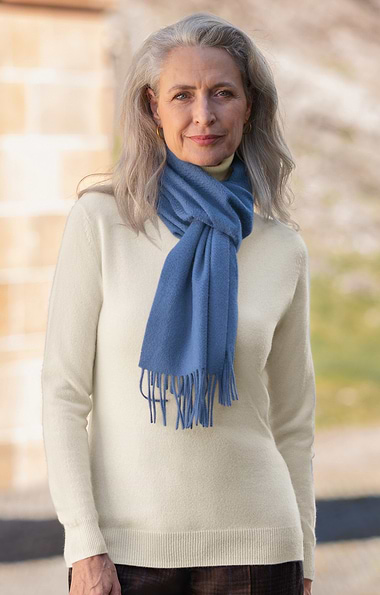 Lambswool Plain Scarf