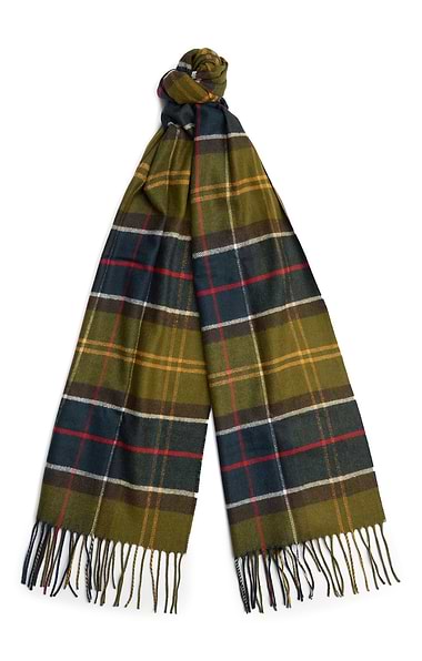 Unisex Barbour Yaxley Tartan Scarf