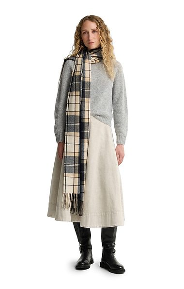 Ladies Barbour Hailes Tartan Scarf