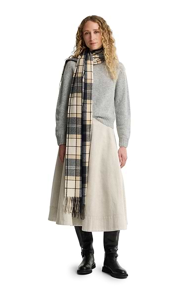 Ladies Barbour Hailes Tartan Scarf