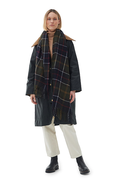 Ladies Barbour Hailes Tartan Scarf