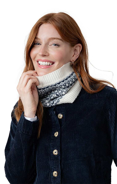 Ladies Lily & Me Fairisle Snood