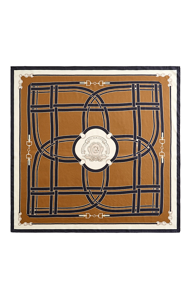 Ladies Gant Chain Print Silk Scarf