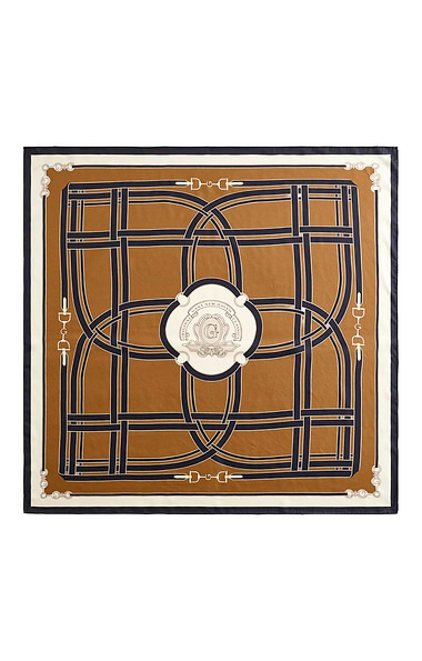 Ladies Gant Chain Print Silk Scarf