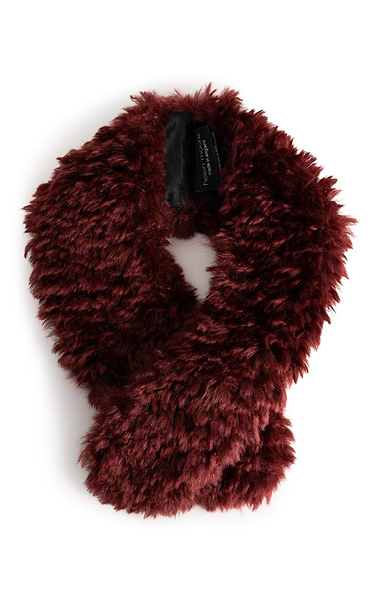 Ladies Vintage Faux Fur Collar